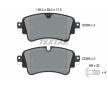 Souprava brzd, koutocova brzda TEXTAR 2230801-2383-00