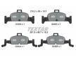 Souprava brzd, koutocova brzda TEXTAR 2240201-2827-00