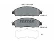 Souprava brzd, koutocova brzda TEXTAR 2243901-2965-00