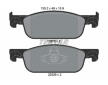 Souprava brzd, koutocova brzda TEXTAR 2252501-0361-00