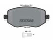 Souprava brzd, koutocova brzda TEXTAR 2261001-1955-00