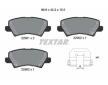 Souprava brzd, koutocova brzda TEXTAR 2290101-1472-00