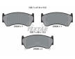 Souprava brzd, koutocova brzda TEXTAR 2300501-0632-00