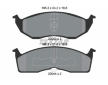 Souprava brzd, koutocova brzda TEXTAR 2304301-1082-00