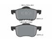 Souprava brzd, koutocova brzda TEXTAR 2307303-1005-00