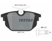 Souprava brzd, koutocova brzda TEXTAR 2317703-0611-00