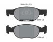 Souprava brzd, koutocova brzda TEXTAR 2318101-0611-00