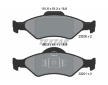 Souprava brzd, koutocova brzda TEXTAR 2320001-0510-00