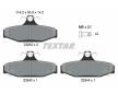 Souprava brzd, koutocova brzda TEXTAR 2324201-1385-00