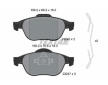 Souprava brzd, koutocova brzda TEXTAR 2324502-1190-00