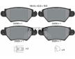 Souprava brzd, koutocova brzda TEXTAR 2325803-0920-00