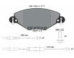 Souprava brzd, koutocova brzda TEXTAR 2327701-1116-00