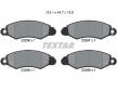 Souprava brzd, koutocova brzda TEXTAR 2329601-0690-00