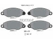 Souprava brzd, koutocova brzda TEXTAR 2343401-1100-00
