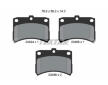 Souprava brzd, koutocova brzda TEXTAR 2349402-1037-00