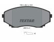 Souprava brzd, koutocova brzda TEXTAR 2351501-0792-00