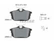 Souprava brzd, koutocova brzda TEXTAR 2354901-1349-00