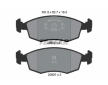 Souprava brzd, koutocova brzda TEXTAR 2355202-0685-00