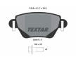 Souprava brzd, koutocova brzda TEXTAR 2355702-1812-00