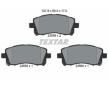 Souprava brzd, koutocova brzda TEXTAR 2355802-0819-00