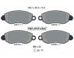 Souprava brzd, koutocova brzda TEXTAR 2357701-1038-00