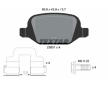 Souprava brzd, koutocova brzda TEXTAR 2360102-0611-00