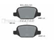 Souprava brzd, koutocova brzda TEXTAR 2360104-0611-00