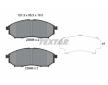 Souprava brzd, koutocova brzda TEXTAR 2369801-1644-00