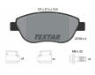 Souprava brzd, koutocova brzda TEXTAR 2370803-0535-00