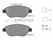 Souprava brzd, koutocova brzda TEXTAR 2370802-1458-00