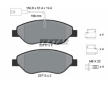 Souprava brzd, koutocova brzda TEXTAR 2371104-1077-00