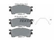 Souprava brzd, koutocova brzda TEXTAR 2384504-0620-00