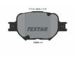 Souprava brzd, koutocova brzda TEXTAR 2386401-1731-00