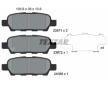 Souprava brzd, koutocova brzda TEXTAR 2387101-3197-00
