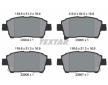 Souprava brzd, koutocova brzda TEXTAR 2390401-0774-00