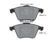 Souprava brzd, koutocova brzda TEXTAR 2391201-1491-00