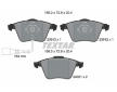 Souprava brzd, koutocova brzda TEXTAR 2391301-1605-00