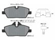 Souprava brzd, koutocova brzda TEXTAR 2391508-3053-00