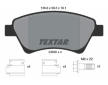 Souprava brzd, koutocova brzda TEXTAR 2393001-1495-00
