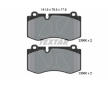 Souprava brzd, koutocova brzda TEXTAR 2396001-1719-00