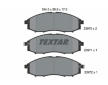 Souprava brzd, koutocova brzda TEXTAR 2397001-1095-00