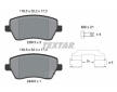Souprava brzd, koutocova brzda TEXTAR 2397302-1489-00