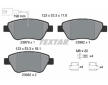Souprava brzd, koutocova brzda TEXTAR 2397901-0685-00