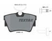 Souprava brzd, koutocova brzda TEXTAR 2398001-1537-00