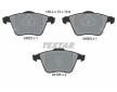 Souprava brzd, koutocova brzda TEXTAR 2400201-1663-00