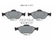 Souprava brzd, koutocova brzda TEXTAR 2402201-1642-00