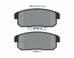 Souprava brzd, koutocova brzda TEXTAR 2403901-1745-00