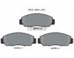 Souprava brzd, koutocova brzda TEXTAR 2405301-1444-00