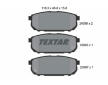 Souprava brzd, koutocova brzda TEXTAR 2405801-2050-00