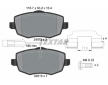 Souprava brzd, koutocova brzda TEXTAR 2407304-0696-00